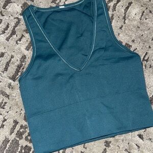 Athleta Aurora Cropped Seamless Ribbed Tank - XXS